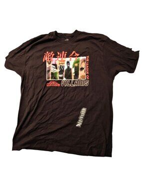 My Hero Academia Mens Black XXL 100 Cotton Funimation League of Villains T Shirt